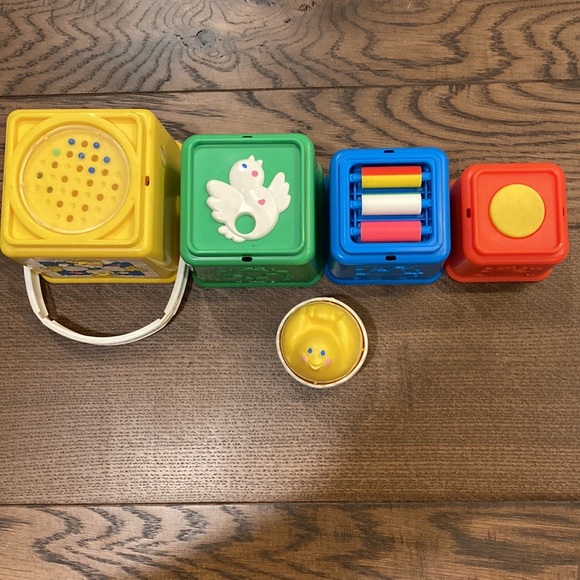 Vintage FISHER-PRICE #1007 1986 Nesting Boxes - Picture 3 of 6